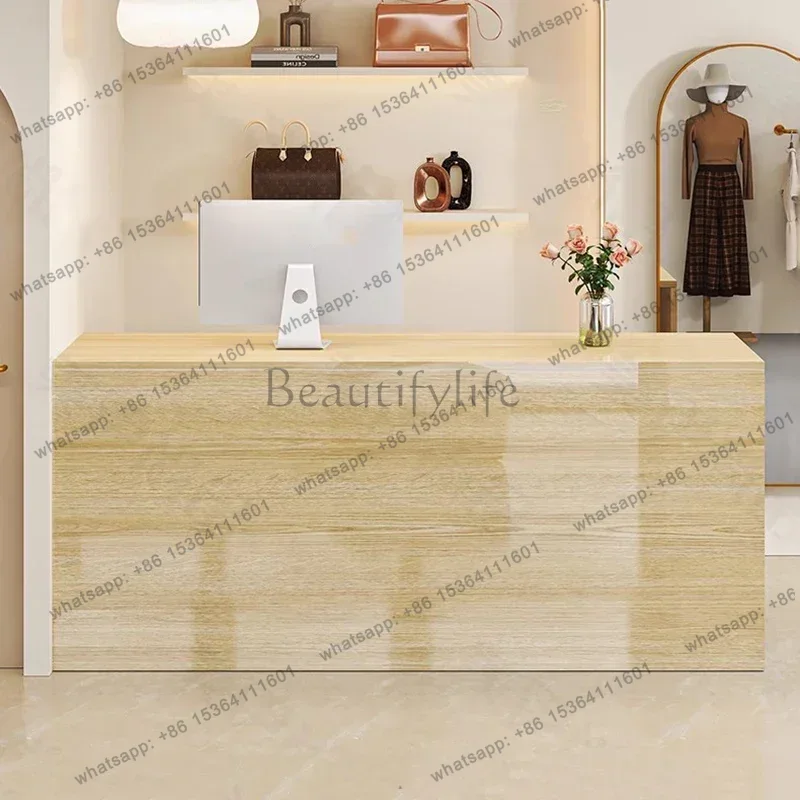 Office Furniture Bali - 高級美容受付デスク、ポディウムサロンオフィス、ユニークな受付デスク、美容施術用