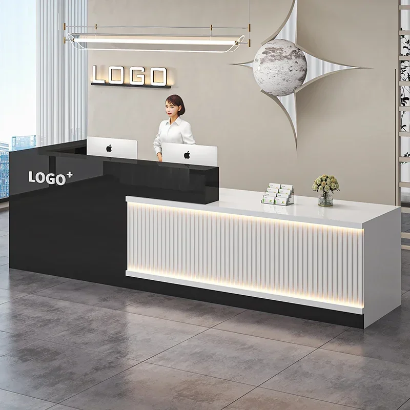 Office Furniture Bali - 説教壇サロン受付デスク ビューティー ビューティー シンプル ラグジュアリー 受付デスク