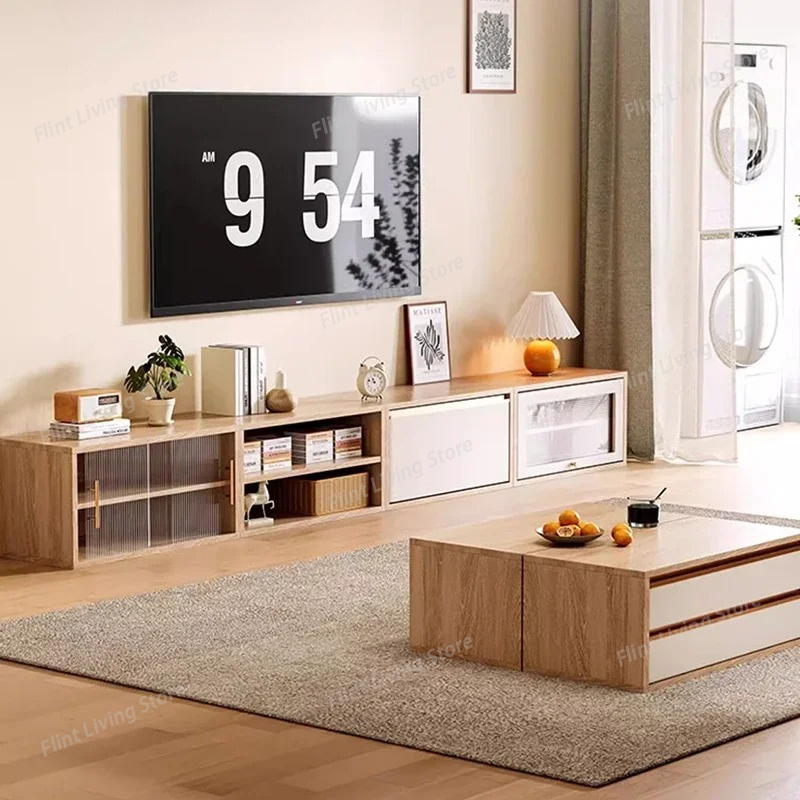 Office Furniture Center - 木製映画テレビスタンドセンターポータブルオフィス高級サロンモダン収納テレビテーブルドールハウスオーガナイザームエブルレプリカ家具