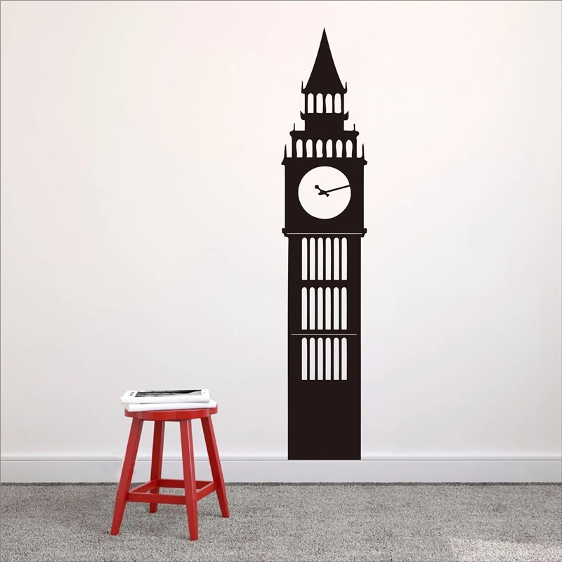 ロンドン ビッグベン時計 ウォールデカール ビニール ウォー - Office Furniture London のレビューと価格