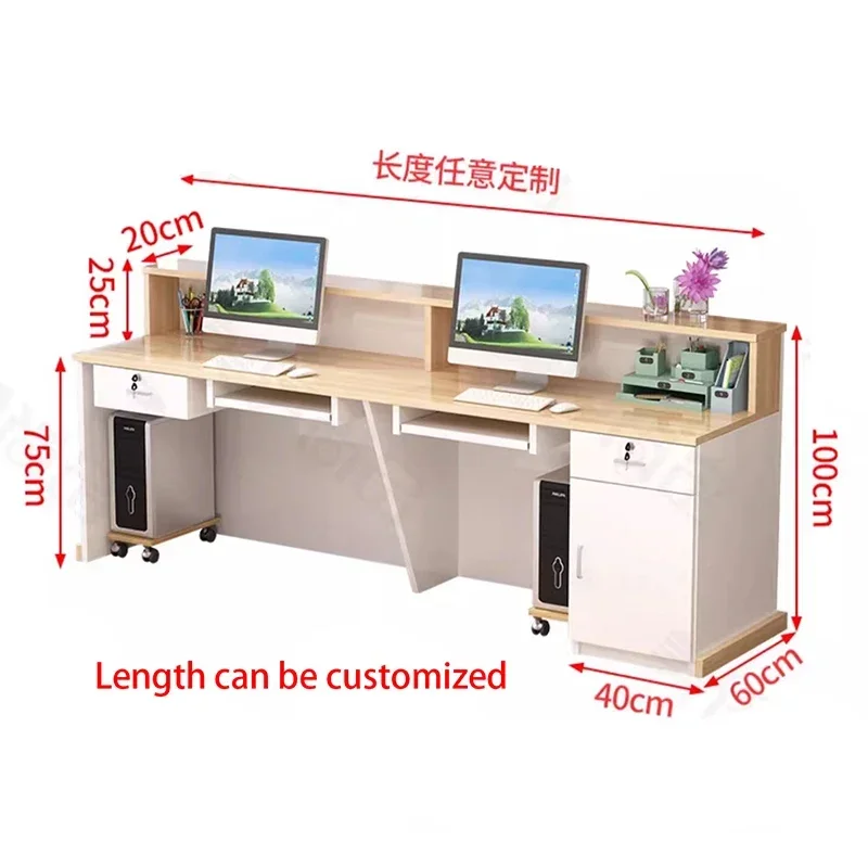 c13-北欧風受付デスク 高級モダン受付デスク ディスプレイ - Office Furniture Bali のレビューと価格