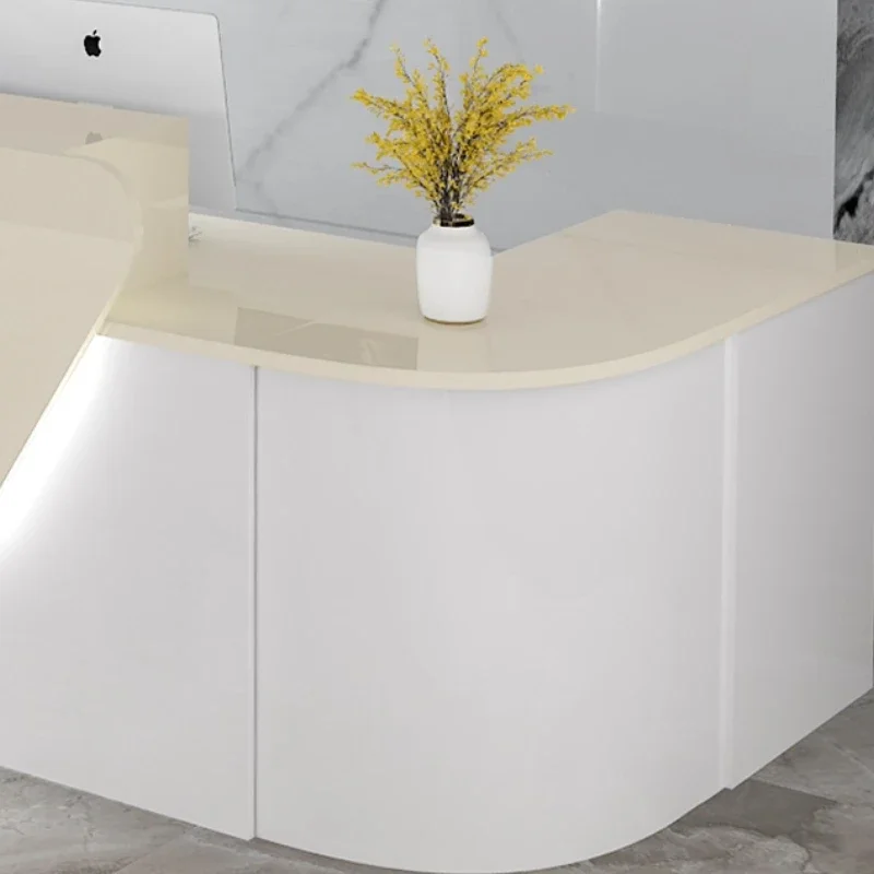高級収納付き受付デスク シニア向けカスタムビューティーデコレ - Office Furniture Bali のレビューと価格