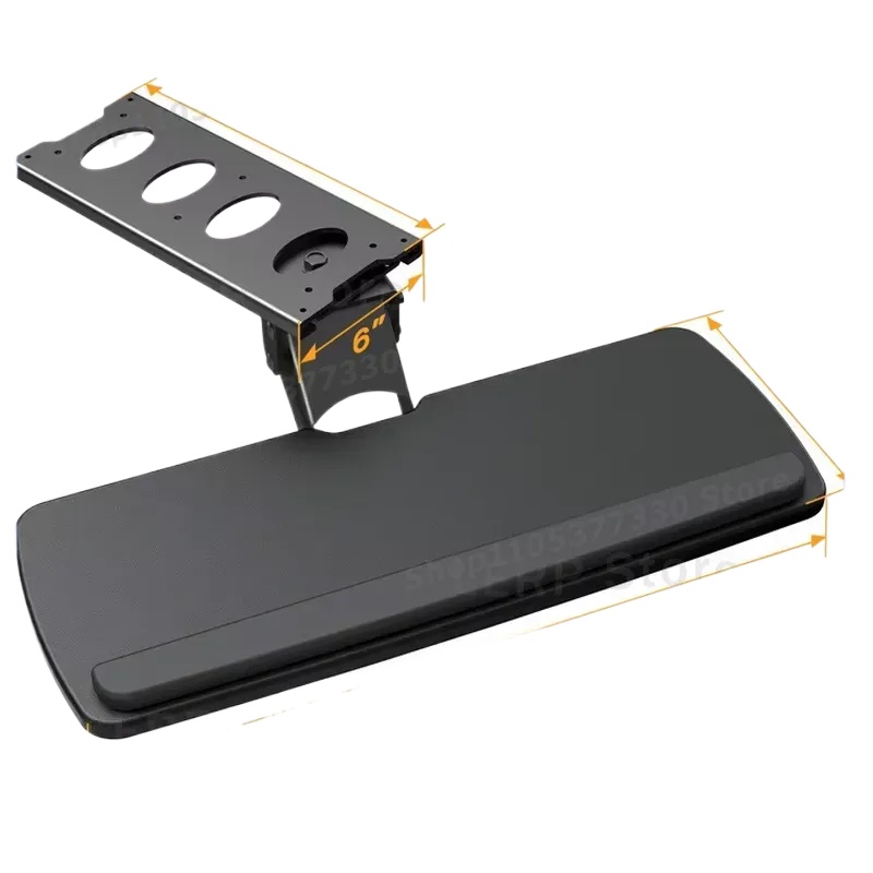 デスク下キーボードトレイ クリップオン式スライド引き出し コ - Keyboard Drawer Under のレビューと価格