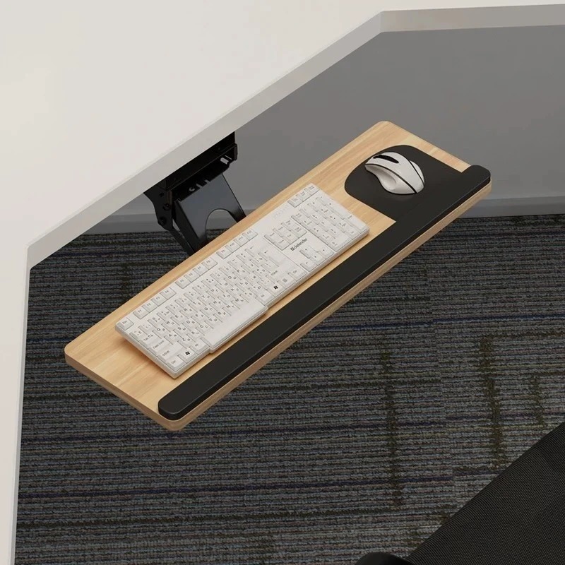 デスク下スライド式キーボードトレイ、マウスパッド付き、人間工 - Keyboard Drawer Under のレビューと価格