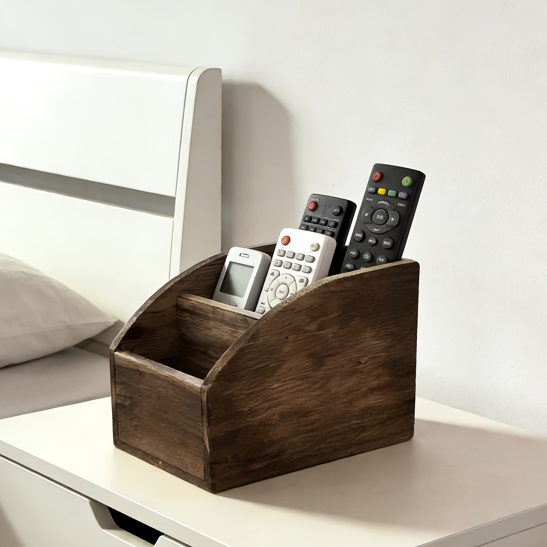 ヴィンテージ無垢材リモコン収納ボックスマルチコンパートメント - Room Divider Bamboo のレビューと価格