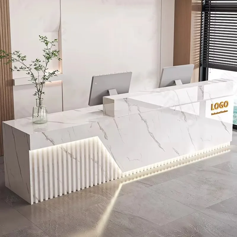 モダンで豪華な受付デスク 北欧風オフィス 美容室受付デスク  - Office Furniture Bali のレビューと価格