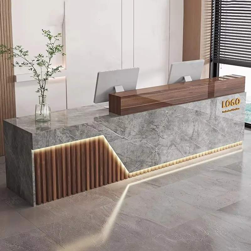 モダンで豪華な受付デスク 北欧風オフィス 美容室受付デスク  - Office Furniture Bali のレビューと価格