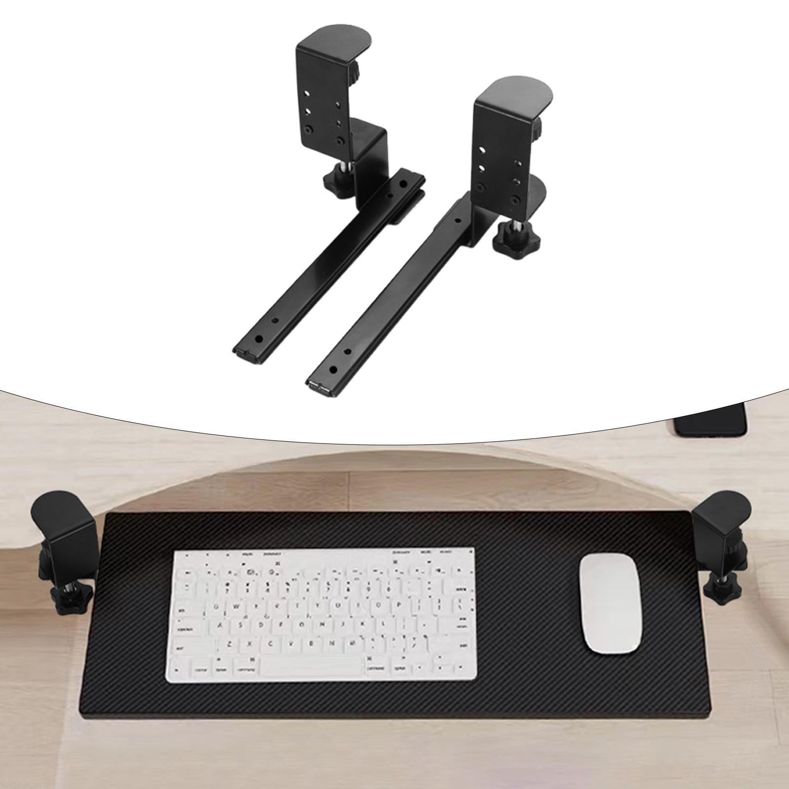 デスク下キーボードトレイスライドキーボードスライドハードウェ - Keyboard Drawer Under のレビューと価格