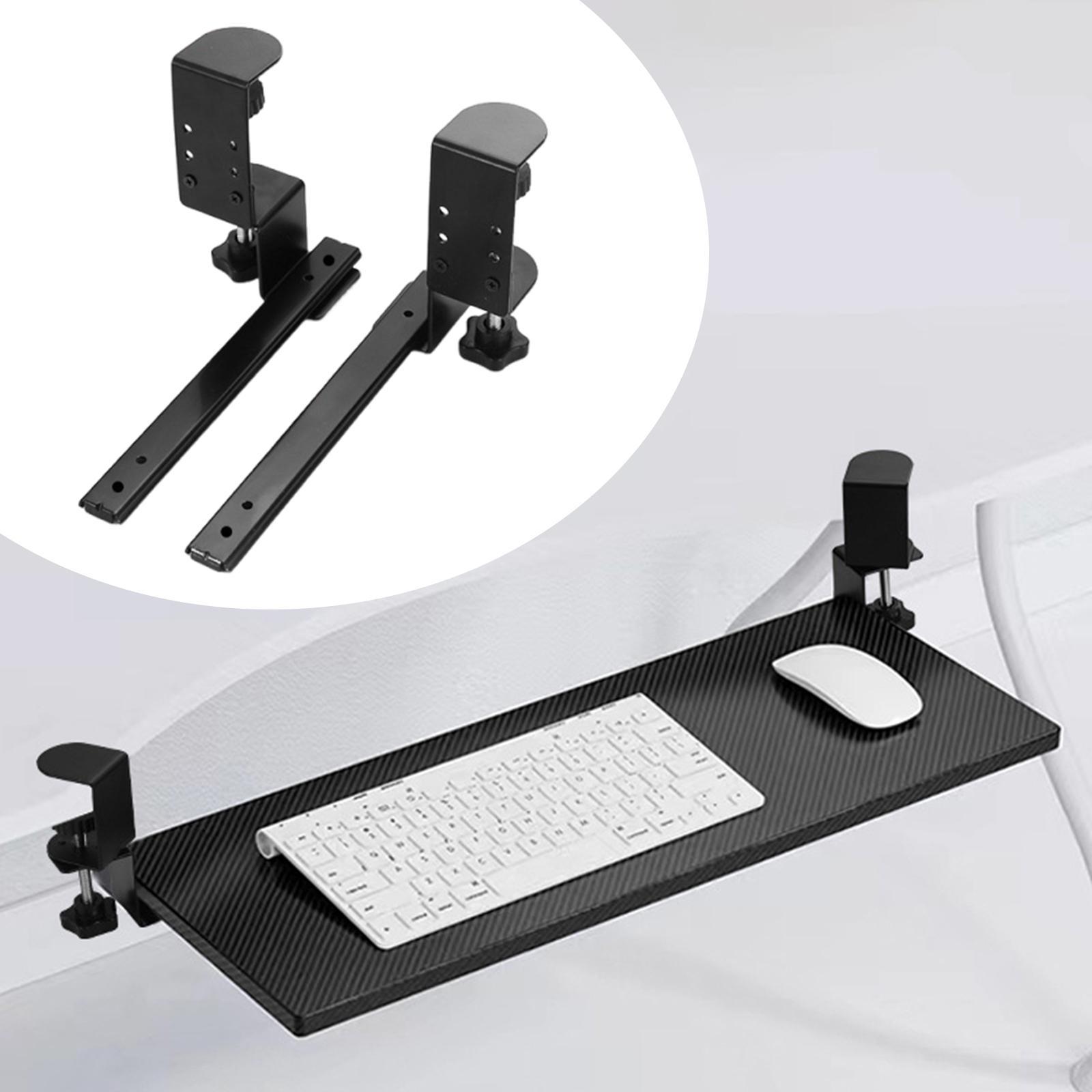 デスク下キーボードトレイスライドキーボードスライドハードウェ - Keyboard Drawer Under のレビューと価格