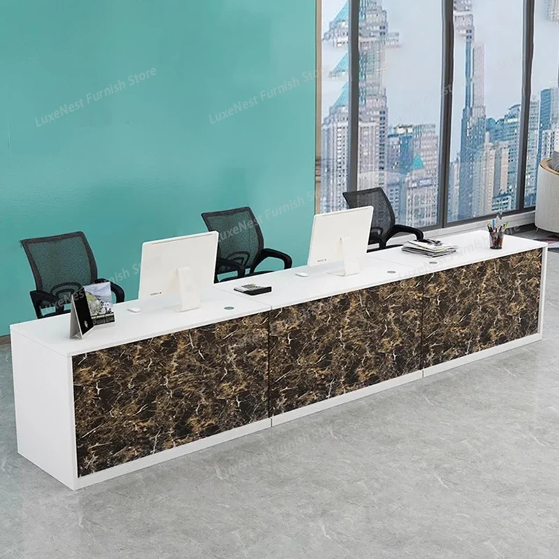 北欧サロンの受付デスク レジ係用デスク 美容装飾 美容受付デ - Office Furniture Bali のレビューと価格