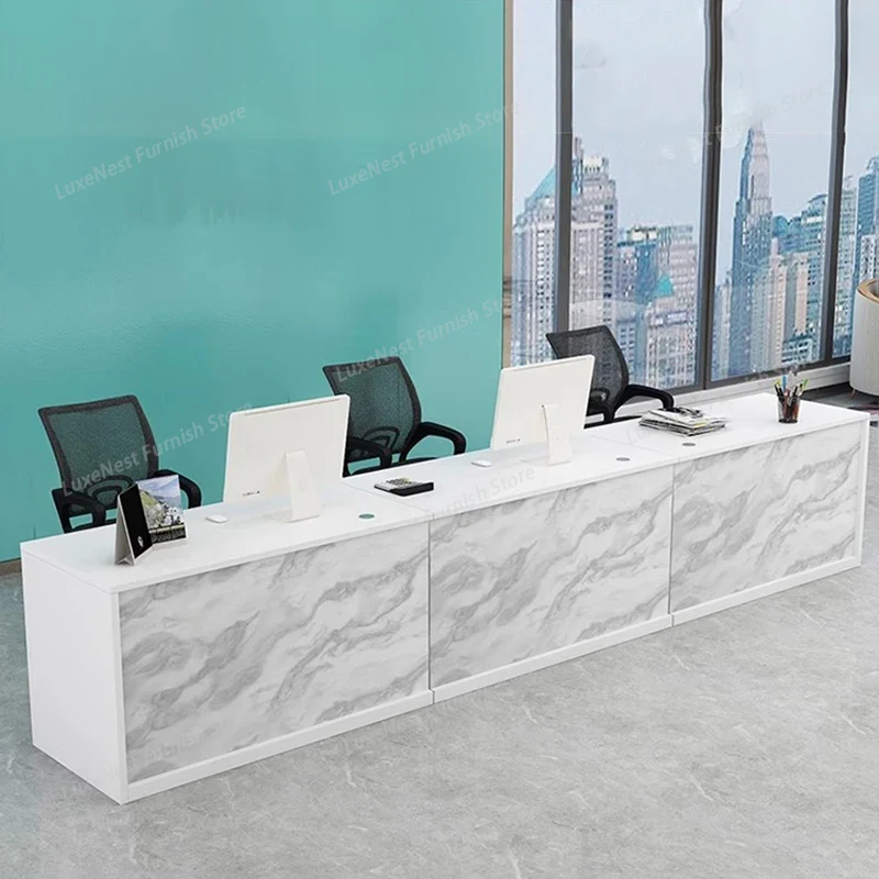 北欧サロンの受付デスク レジ係用デスク 美容装飾 美容受付デ - Office Furniture Bali のレビューと価格