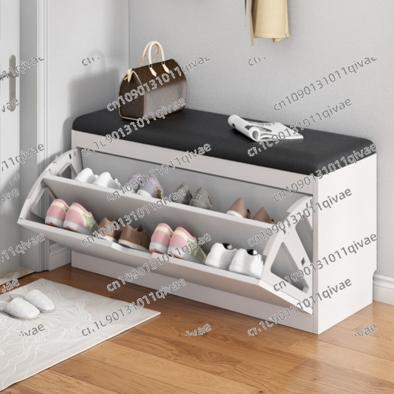 超薄型靴交換用スツールと靴キャビネット、17cmの出入り口、 - Room Divider Bamboo のレビューと価格
