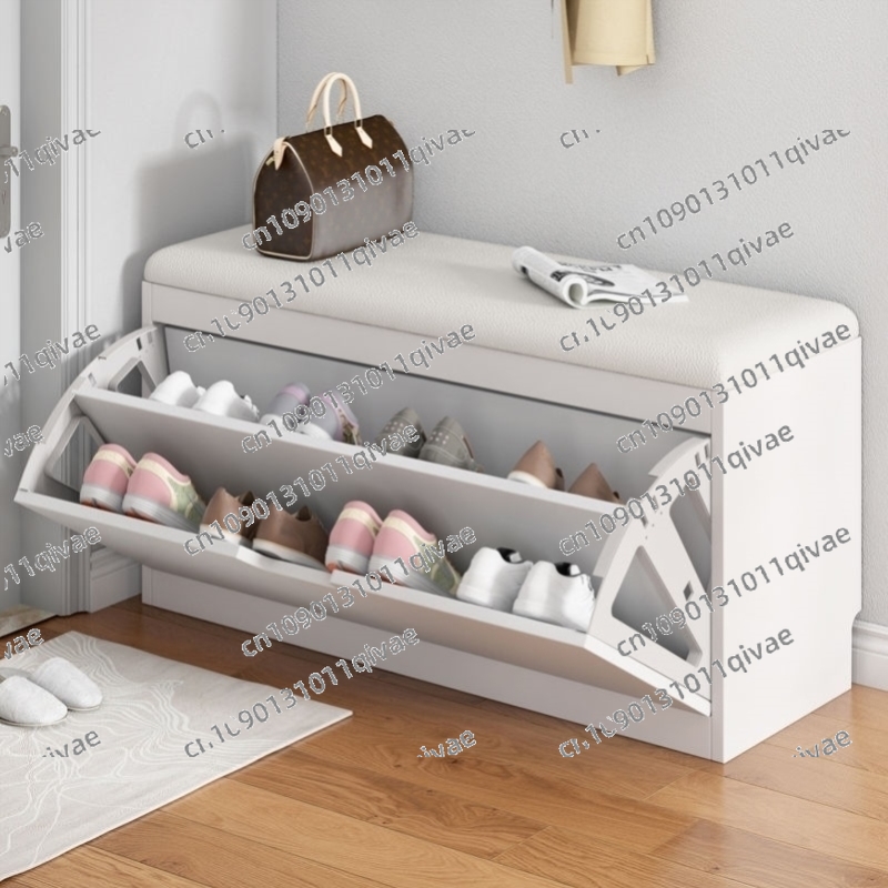 超薄型靴交換用スツールと靴キャビネット、17cmの出入り口、 - Room Divider Bamboo のレビューと価格