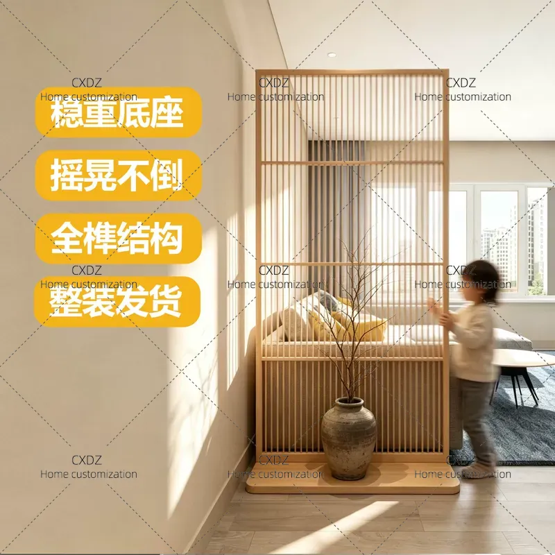 日本の竹製パーテーションスクリーン北欧シンプル無垢材グリルモ - Room Divider Bamboo のレビューと価格