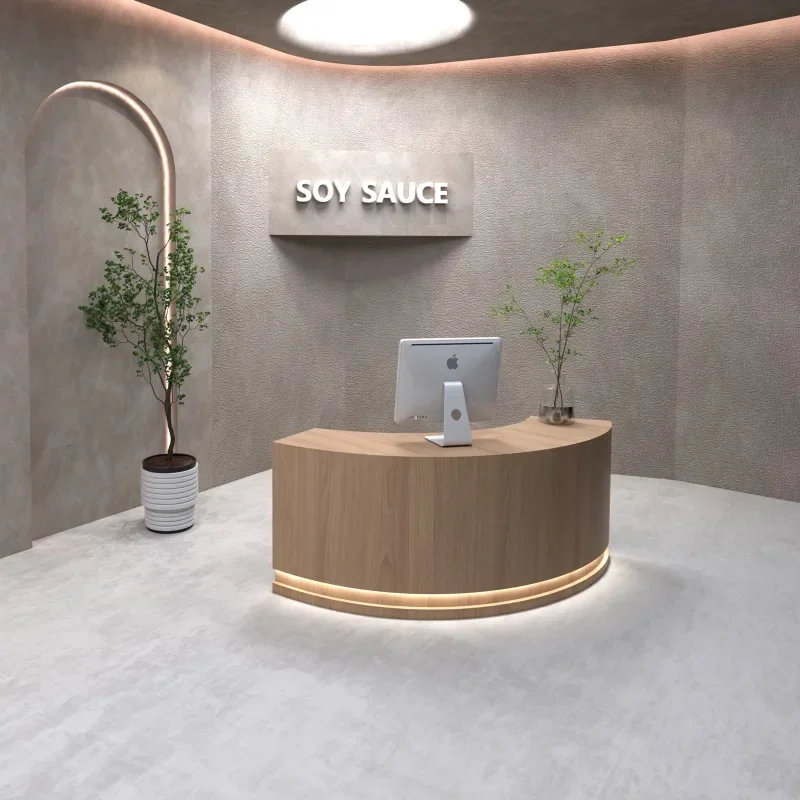 曲線状のデスクテーブル、美容サロンカウンター、屋外受付バー、 - Office Furniture Bali のレビューと価格