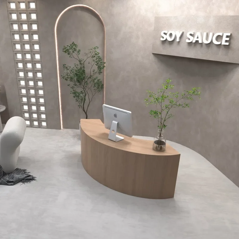 曲線状のデスクテーブル、美容サロンカウンター、屋外受付バー、 - Office Furniture Bali のレビューと価格