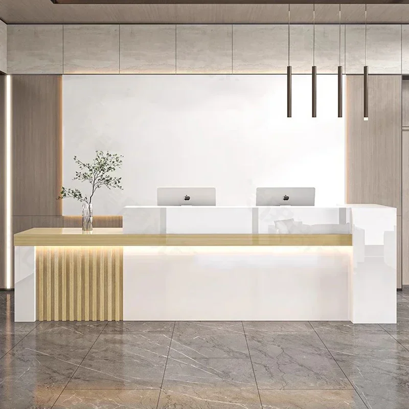 北欧風高級受付デスク サロン風ディスプレイ受付デスク モダン - Office Furniture Bali のレビューと価格