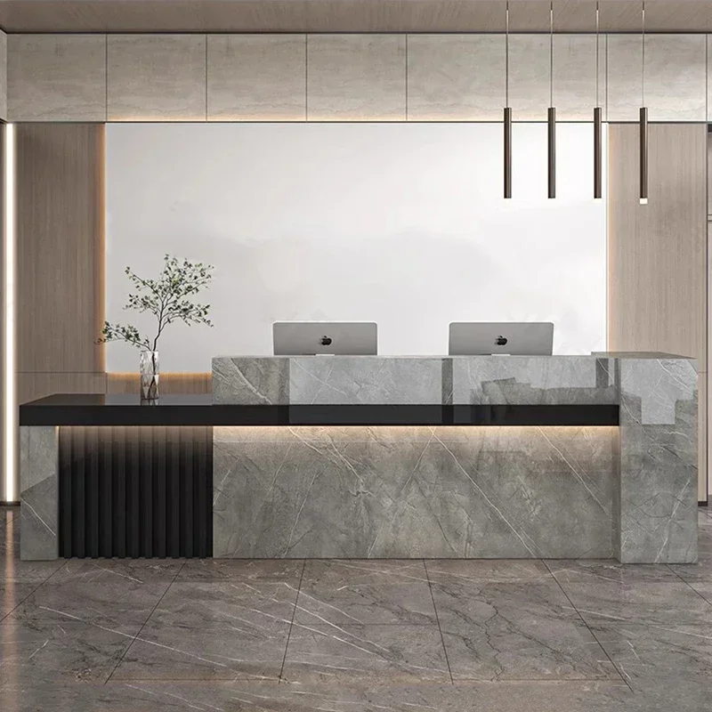 北欧風高級受付デスク サロン風ディスプレイ受付デスク モダン - Office Furniture Bali のレビューと価格