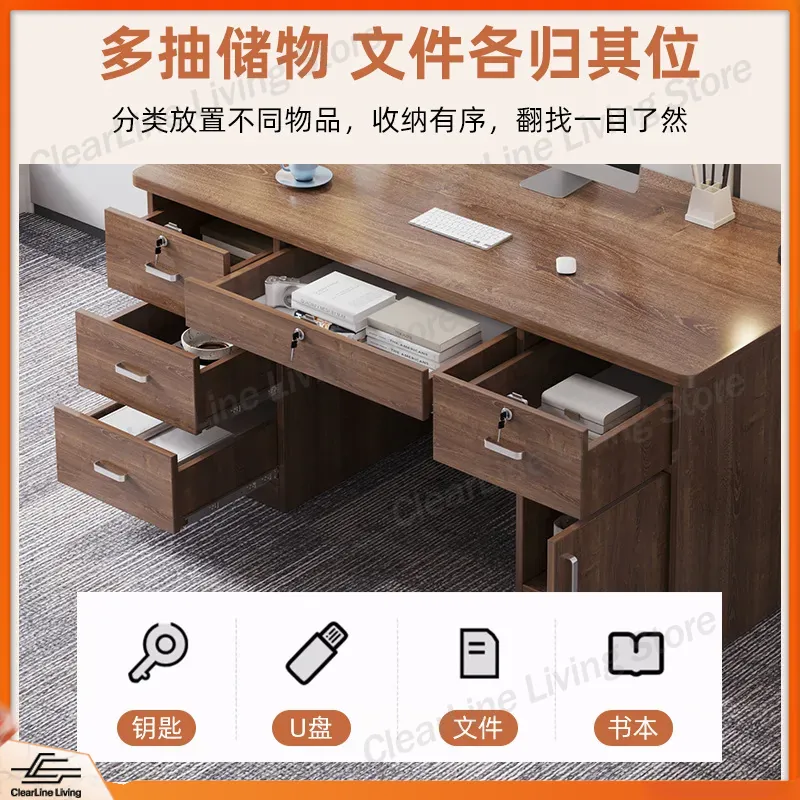 無垢材デスク 学生用学習机 ホームオフィス用コンピューターデ - Office Furniture Rental のレビューと価格