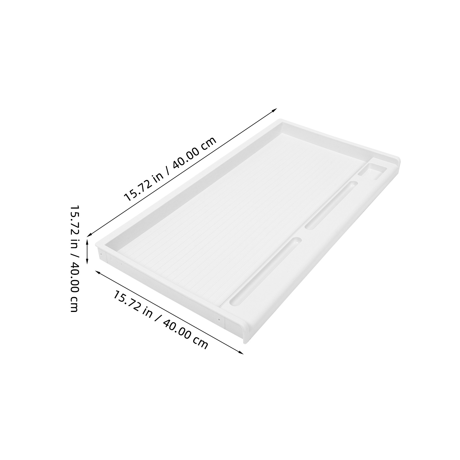 キーボード収納トレイ 引き出しタイプ プラスチック ホワイト - Keyboard Drawer Under のレビューと価格