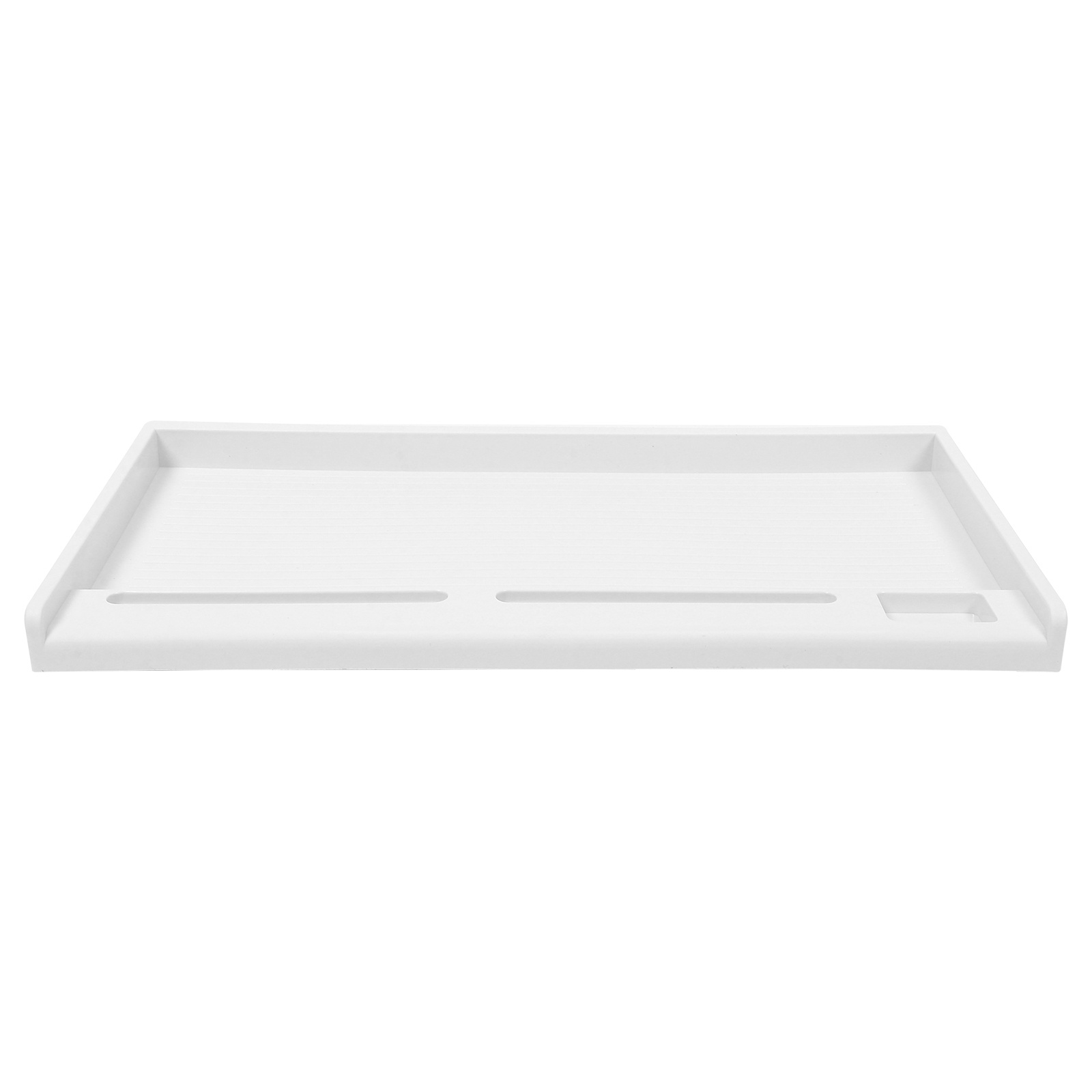 キーボード収納トレイ 引き出しタイプ プラスチック ホワイト - Keyboard Drawer Under のレビューと価格