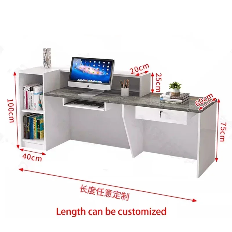 c13- ディスプレイ受付デスク 北欧モダン受付デスク トレ - Office Furniture Bali のレビューと価格