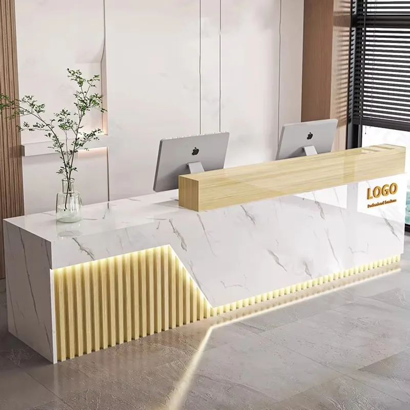 モダンな高級受付デスク 北欧風ビューティーオフィスサロン受付 - Office Furniture Bali のレビューと価格