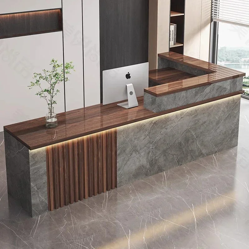イタリアの受付デスク ユニークなカスタマイズデザイン シンプ - Office Furniture Bali のレビューと価格