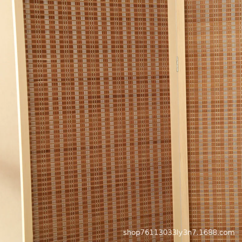 竹製折りたたみ式間仕切り、持ち運び可能なプライバシーパーテー - Room Divider Bamboo のレビューと価格